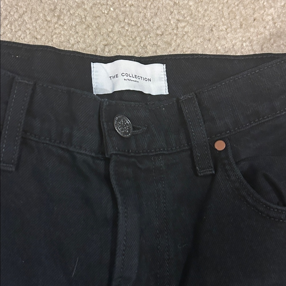 Reformation The Banyan Mod High Rise Straight Jeans - Picture 3 of 7